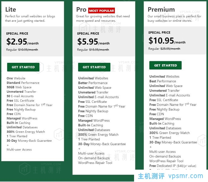 GreenGeeks好不好？GreenGeeks虚拟主机、欧洲主机多少钱一个月，低至2.95美元！