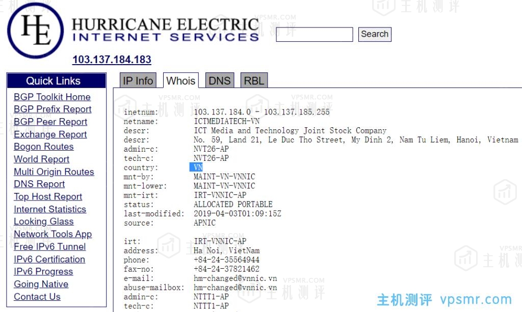 HostingViet越南便宜VPS主机测评：Cloud VPS Basic1，越南原生IP，解锁奈飞/Tiktok流媒体