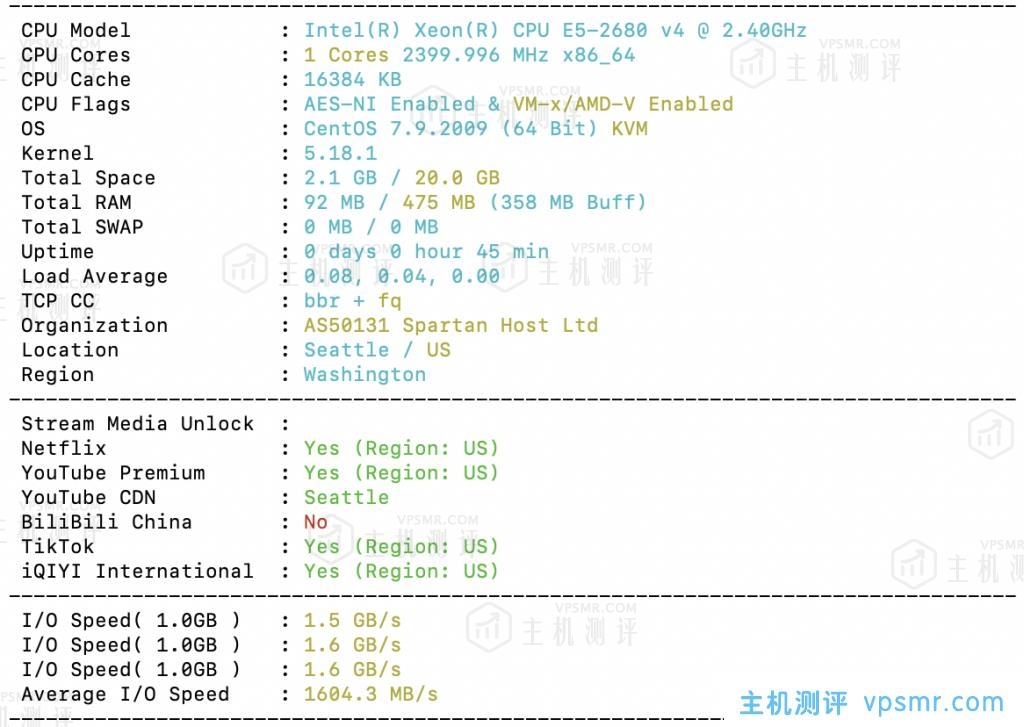 艾云怎么样？艾云2022年双十一活动专区VPS测评：美国原生IP，西雅图4837线路，解锁美区TikTok、奈飞流媒体