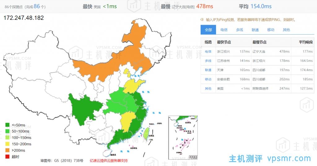 Asia Cloud怎么样？亚洲云主机测评：美国4837 G口 A型 三网回程AS4837优化 10G端口带宽 解锁美区TikTok流媒体